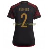 Original Fußballtrikot Deutschland Antonio Rudiger 2 Auswärtstrikot WM 2022 Für Damen